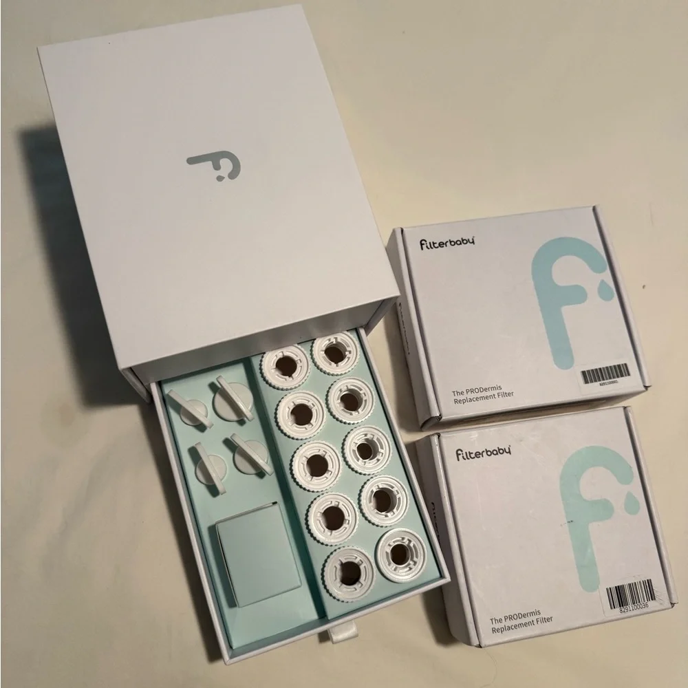 FilterBaby sink filtration system w/ 2 replacement filters - original packaging
